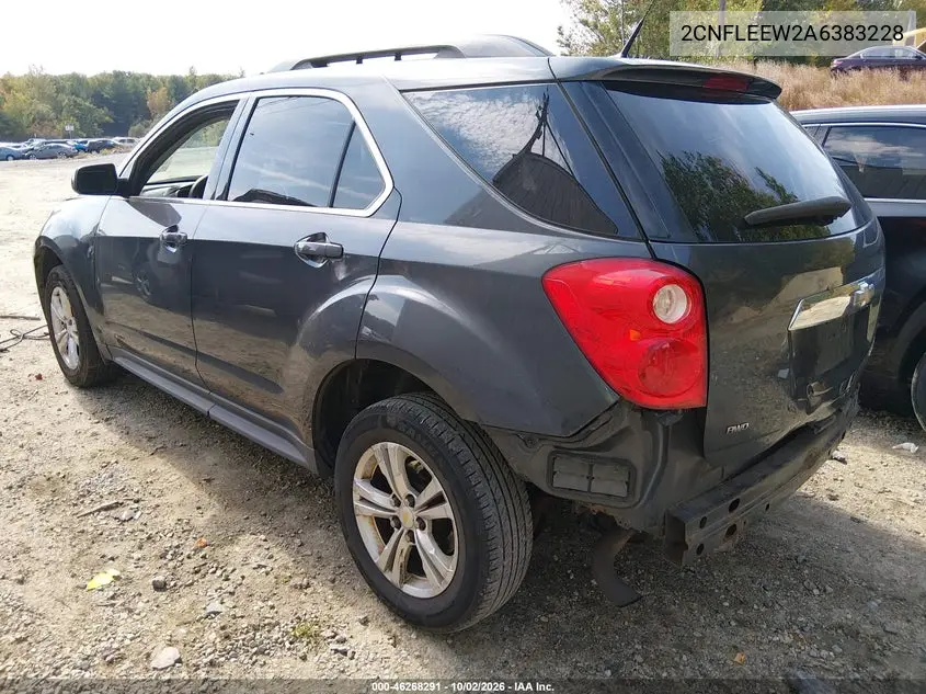 2010 CHEVROLET EQUINOX VIN 2CNFLEEW2A6383228 — фото 3