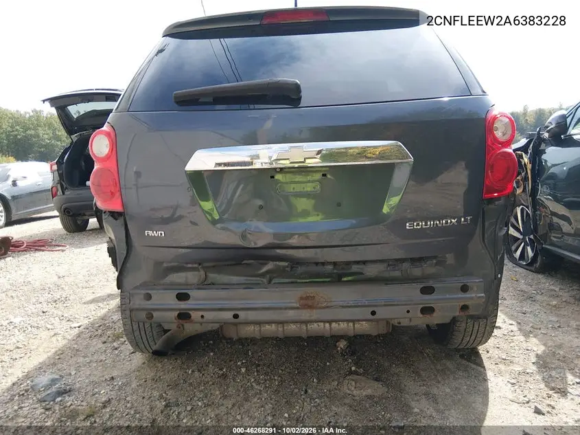 2010 CHEVROLET EQUINOX VIN 2CNFLEEW2A6383228 — фото 6
