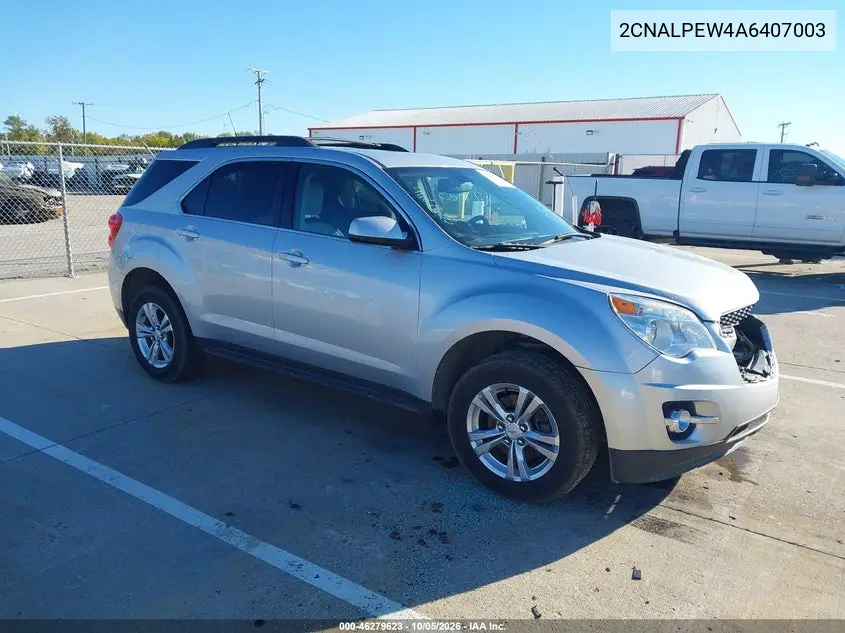 CHEVROLET EQUINOX 2010, VIN 2CNALPEW4A6407003