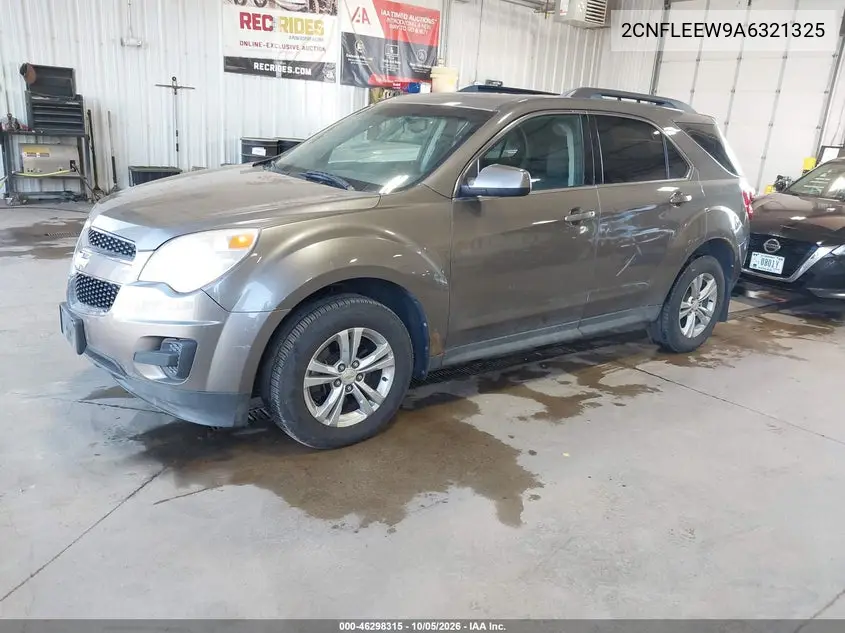2010 CHEVROLET EQUINOX VIN 2CNFLEEW9A6321325 — фото 2