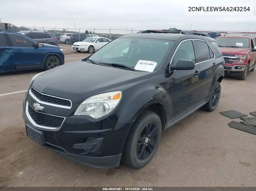 2010 CHEVROLET EQUINOX VIN 2CNFLEEW5A6243254 — фото 2