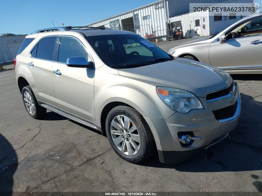 CHEVROLET EQUINOX 2010, VIN 2CNFLPEY8A6233783