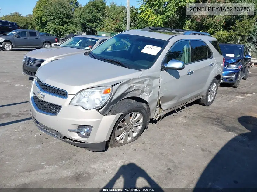 2010 CHEVROLET EQUINOX VIN 2CNFLPEY8A6233783 — фото 2