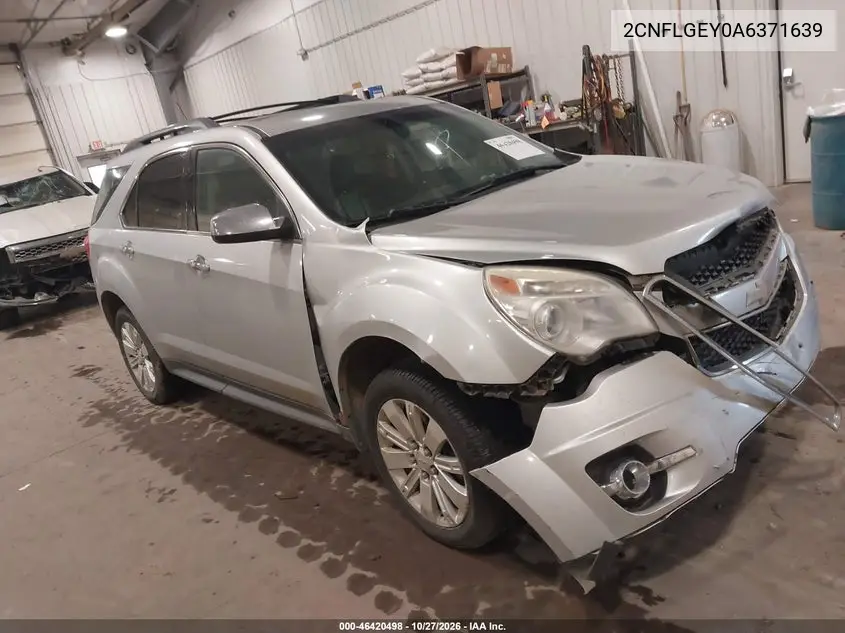CHEVROLET EQUINOX 2010, VIN 2CNFLGEY0A6371639