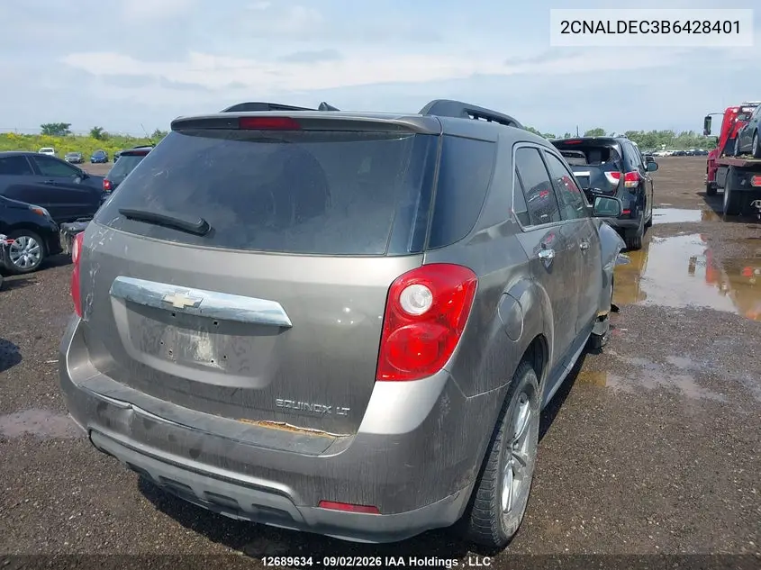 2011 CHEVROLET EQUINOX VIN 2CNALDEC3B6428401 — фото 4