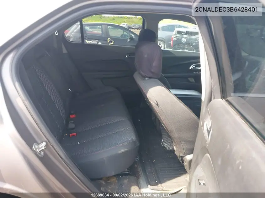 2011 CHEVROLET EQUINOX VIN 2CNALDEC3B6428401 — фото 8