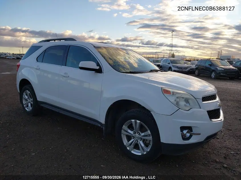 CHEVROLET EQUINOX 2011, VIN 2CNFLNEC0B6388127
