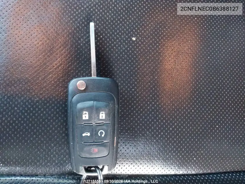 2011 CHEVROLET EQUINOX VIN 2CNFLNEC0B6388127 — фото 10