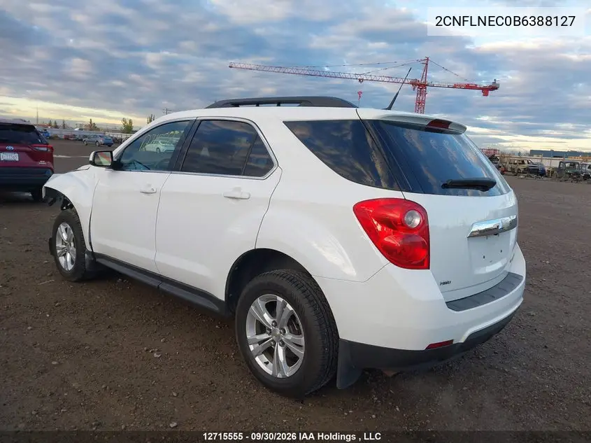 2011 CHEVROLET EQUINOX VIN 2CNFLNEC0B6388127 — фото 3