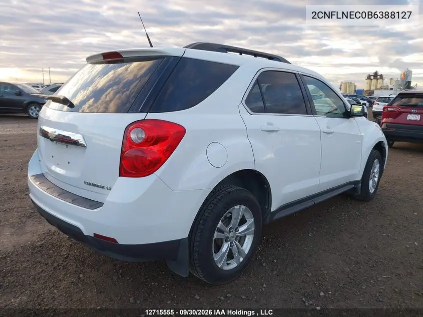2011 CHEVROLET EQUINOX VIN 2CNFLNEC0B6388127 — фото 4