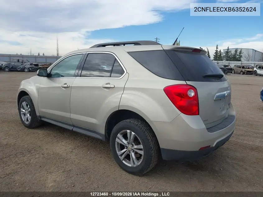 2011 CHEVROLET EQUINOX VIN 2CNFLEECXB6352624 — фото 3