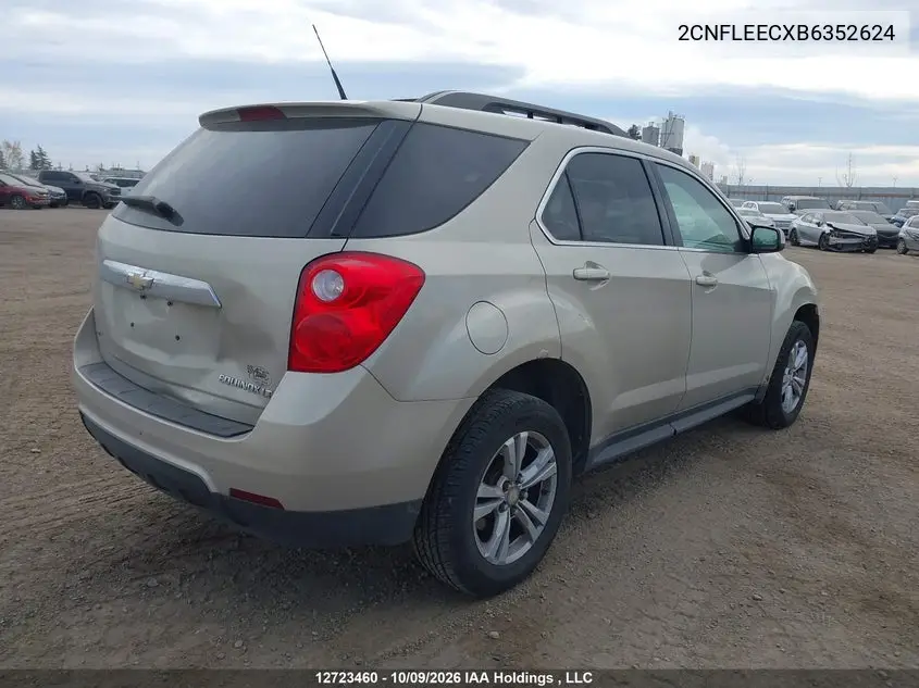 2011 CHEVROLET EQUINOX VIN 2CNFLEECXB6352624 — фото 4