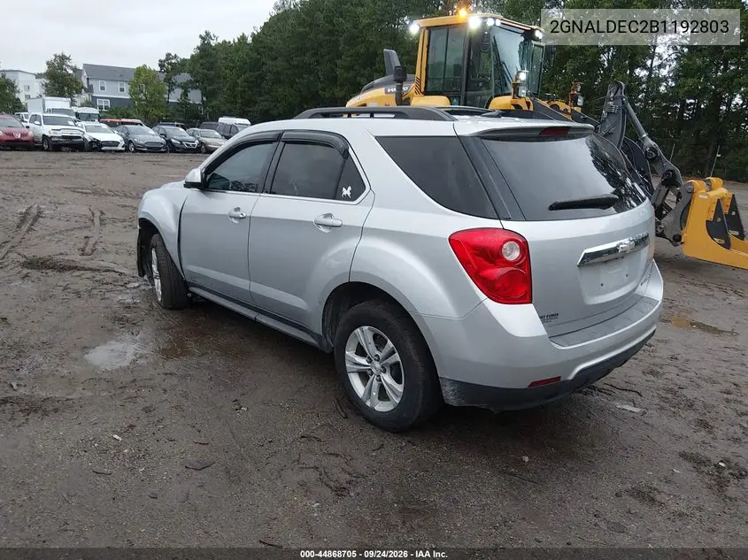 2011 CHEVROLET EQUINOX VIN 2GNALDEC2B1192803 — фото 3