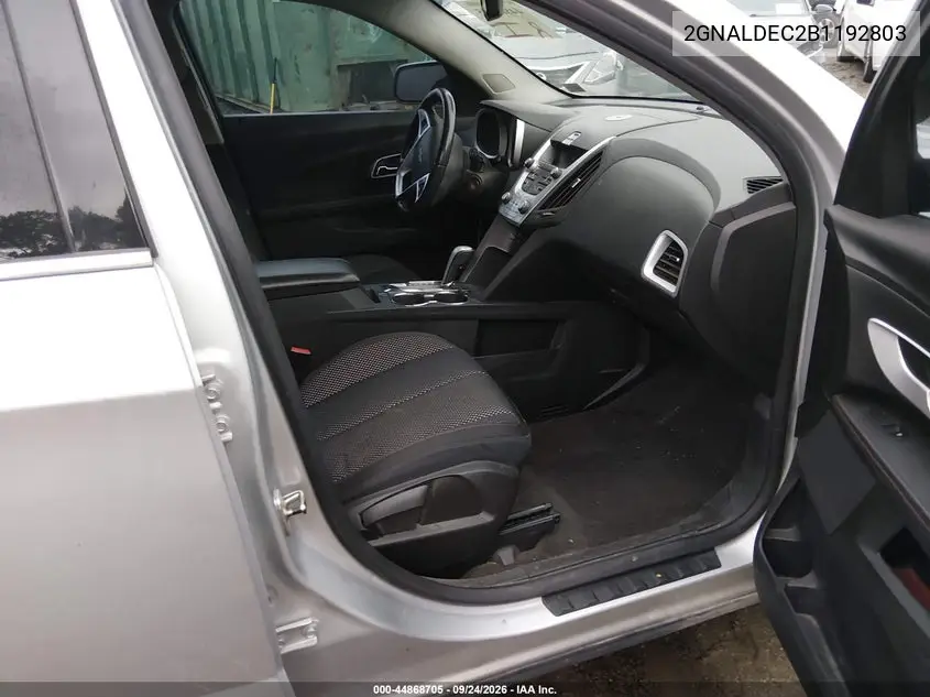 2011 CHEVROLET EQUINOX VIN 2GNALDEC2B1192803 — фото 5