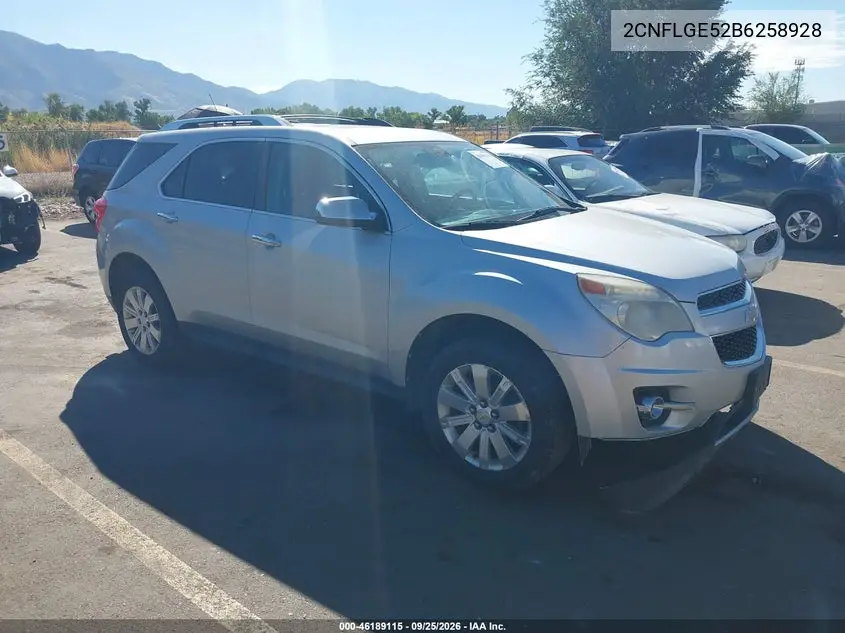 CHEVROLET EQUINOX 2011, VIN 2CNFLGE52B6258928