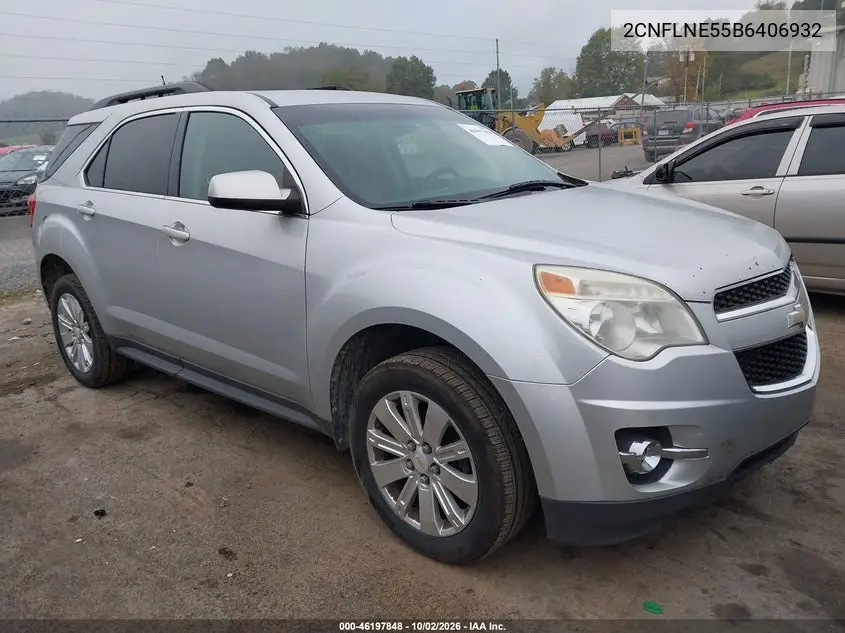 CHEVROLET EQUINOX 2011, VIN 2CNFLNE55B6406932