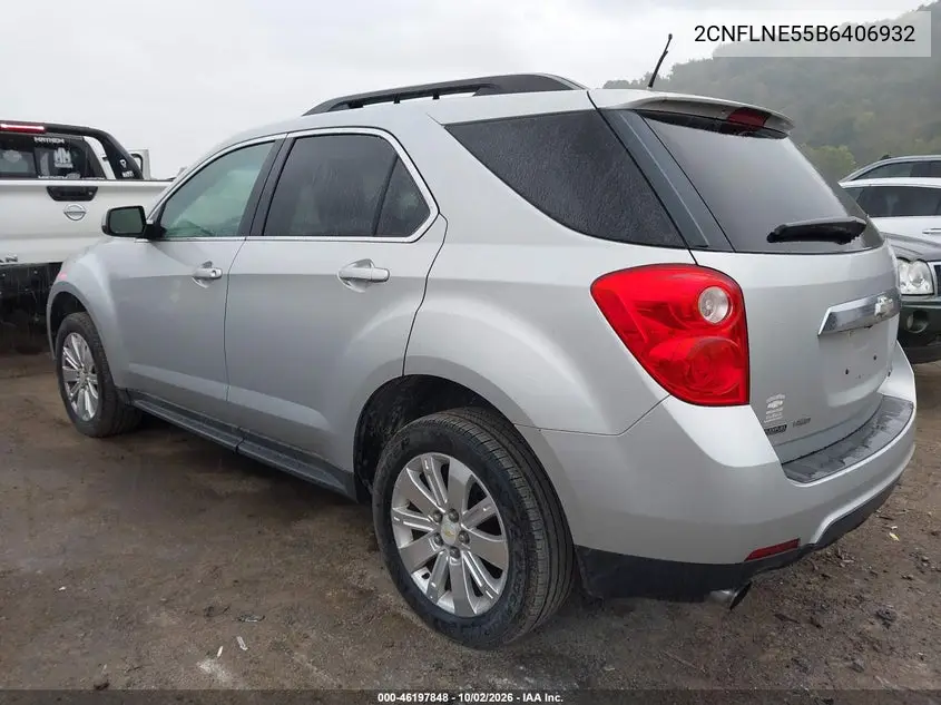2011 CHEVROLET EQUINOX VIN 2CNFLNE55B6406932 — фото 3