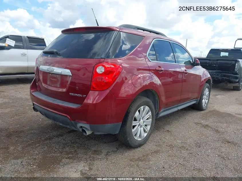2011 CHEVROLET EQUINOX VIN 2CNFLEE53B6275645 — фото 4