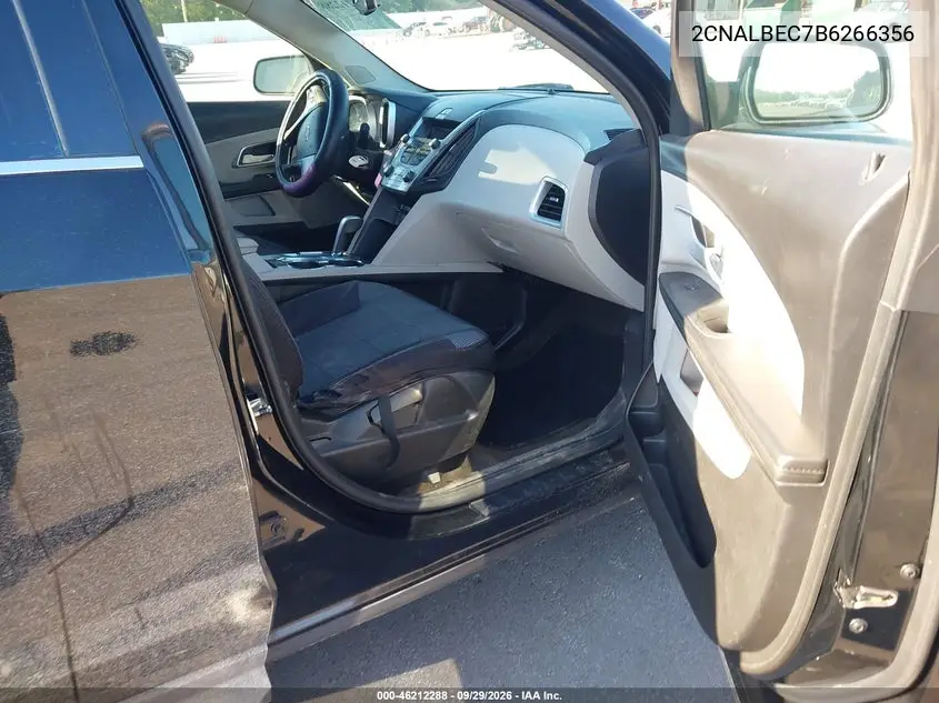 2011 CHEVROLET EQUINOX VIN 2CNALBEC7B6266356 — фото 5