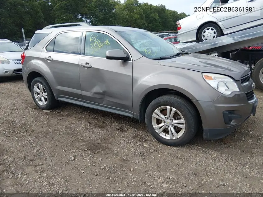 CHEVROLET EQUINOX 2011, VIN 2CNFLEEC2B6361981