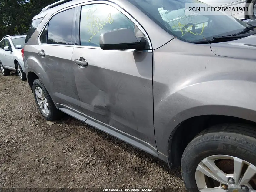 2011 CHEVROLET EQUINOX VIN 2CNFLEEC2B6361981 — фото 6