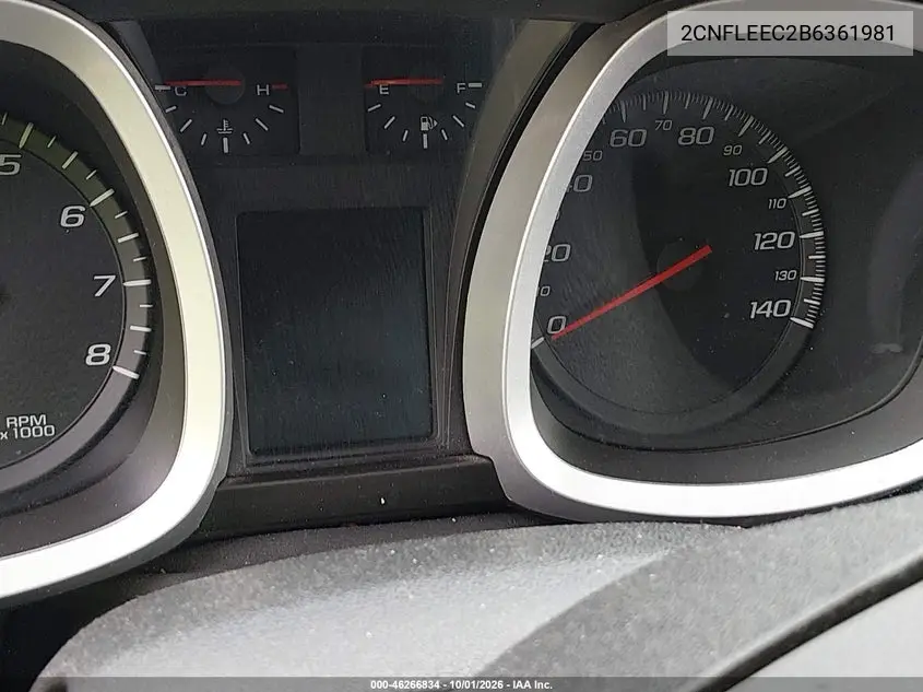 2011 CHEVROLET EQUINOX VIN 2CNFLEEC2B6361981 — фото 7