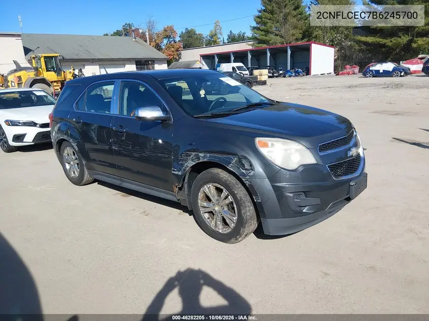 CHEVROLET EQUINOX 2011, VIN 2CNFLCEC7B6245700