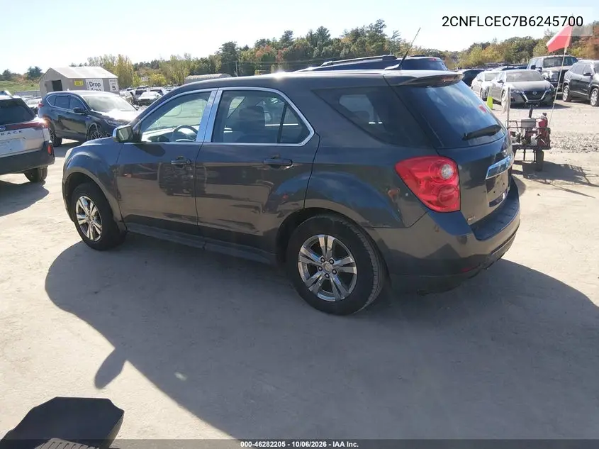 2011 CHEVROLET EQUINOX VIN 2CNFLCEC7B6245700 — фото 3