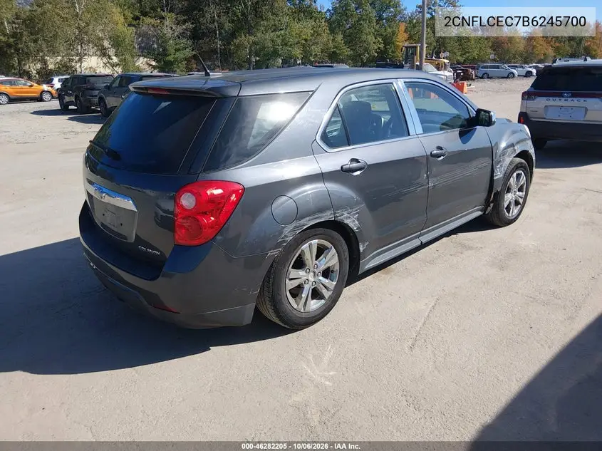 2011 CHEVROLET EQUINOX VIN 2CNFLCEC7B6245700 — фото 4
