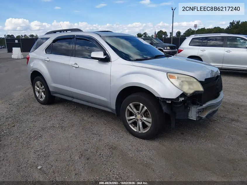CHEVROLET EQUINOX 2011, VIN 2CNFLEEC8B6217240