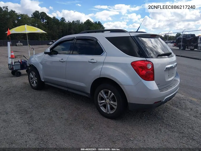 2011 CHEVROLET EQUINOX VIN 2CNFLEEC8B6217240 — фото 3