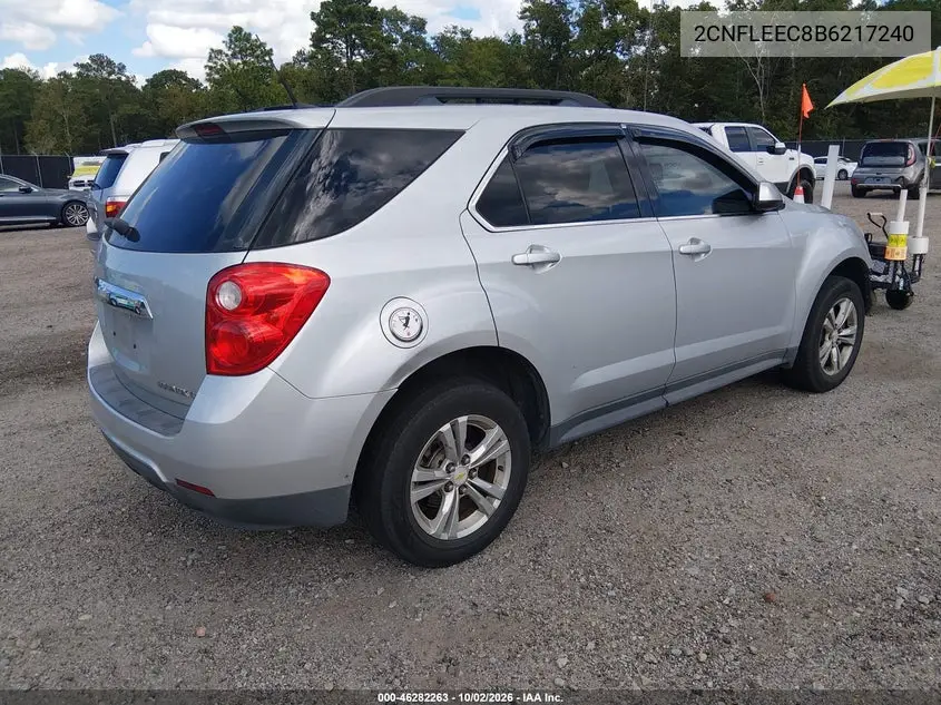 2011 CHEVROLET EQUINOX VIN 2CNFLEEC8B6217240 — фото 4