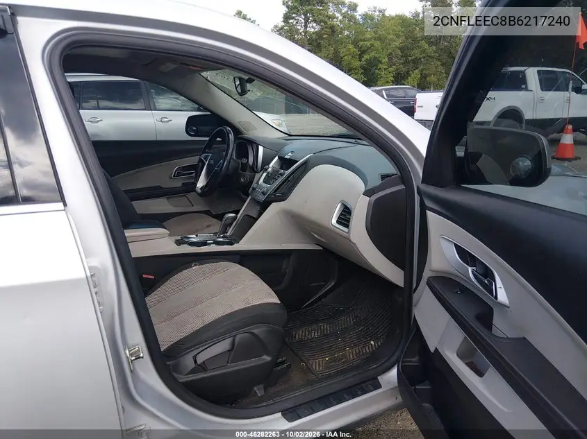 2011 CHEVROLET EQUINOX VIN 2CNFLEEC8B6217240 — фото 5