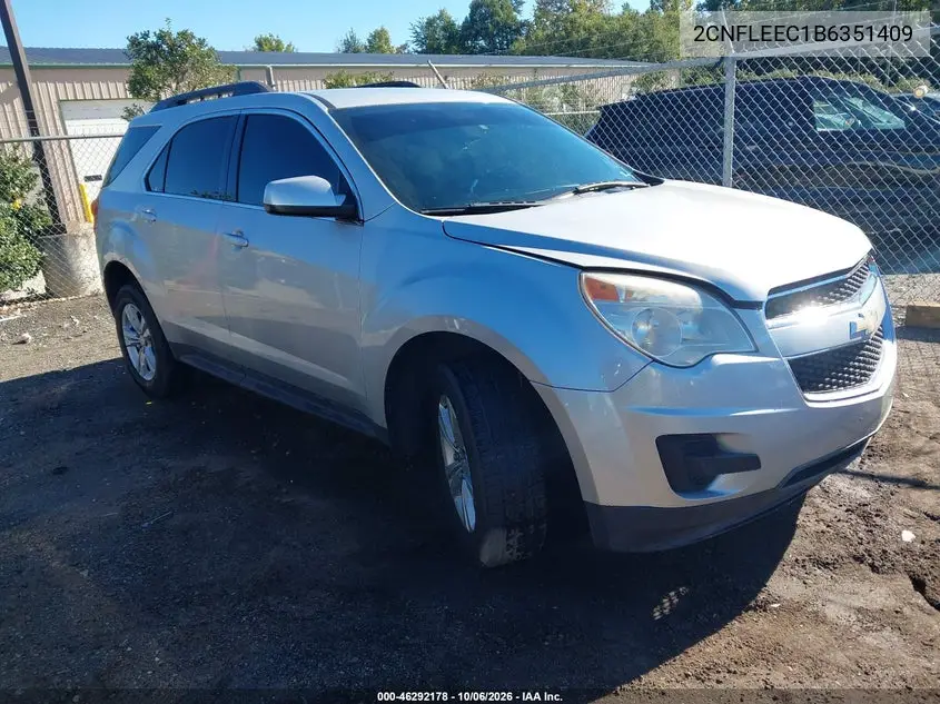 CHEVROLET EQUINOX 2011, VIN 2CNFLEEC1B6351409