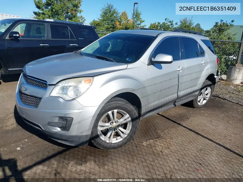 2011 CHEVROLET EQUINOX VIN 2CNFLEEC1B6351409 — фото 2