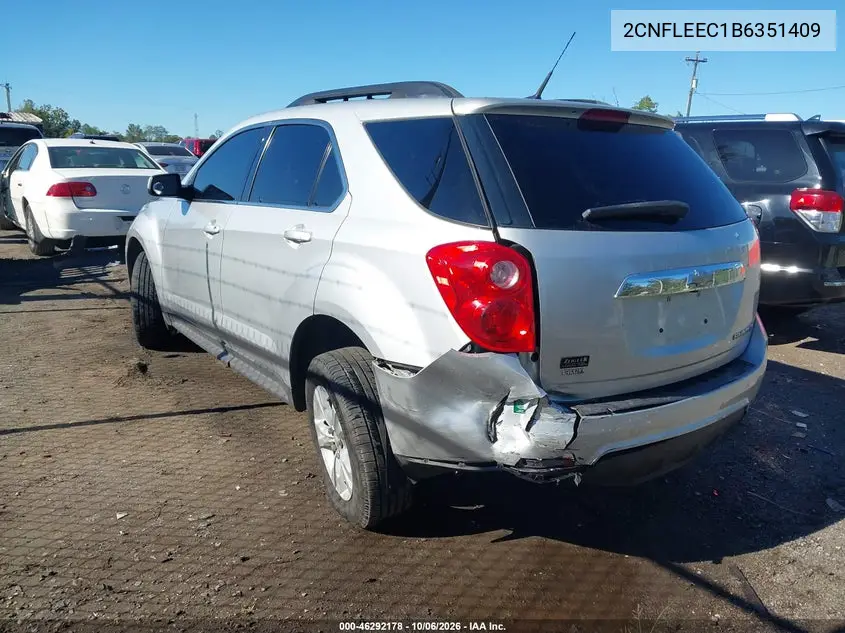 2011 CHEVROLET EQUINOX VIN 2CNFLEEC1B6351409 — фото 3