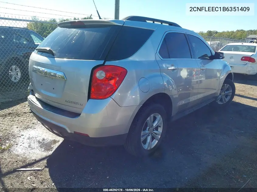2011 CHEVROLET EQUINOX VIN 2CNFLEEC1B6351409 — фото 4