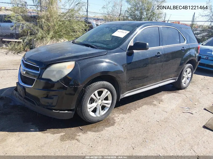 2011 CHEVROLET EQUINOX VIN 2GNALBEC4B1221464 — фото 2