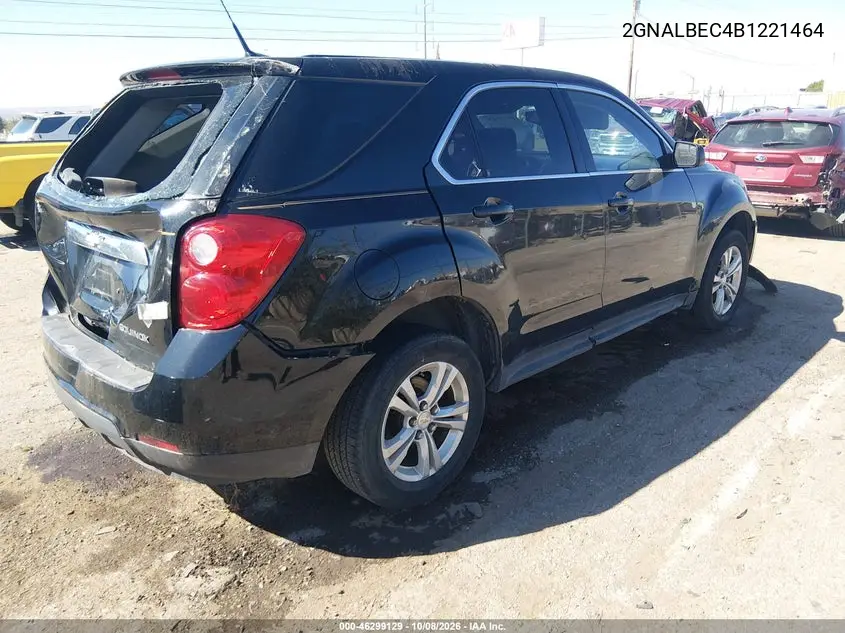 2011 CHEVROLET EQUINOX VIN 2GNALBEC4B1221464 — фото 4