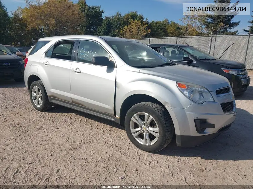 CHEVROLET EQUINOX 2011, VIN 2CNALBEC9B6444784