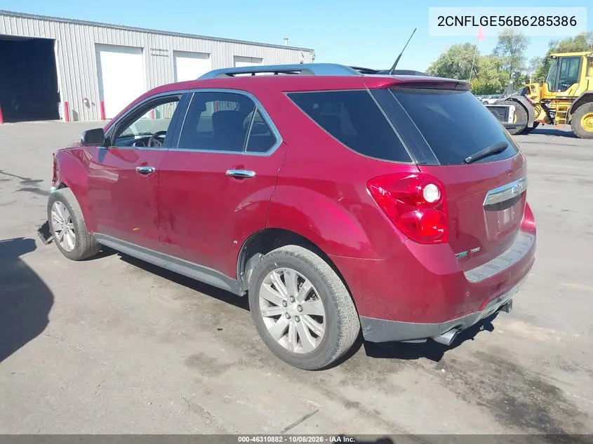 2011 CHEVROLET EQUINOX VIN 2CNFLGE56B6285386 — фото 3