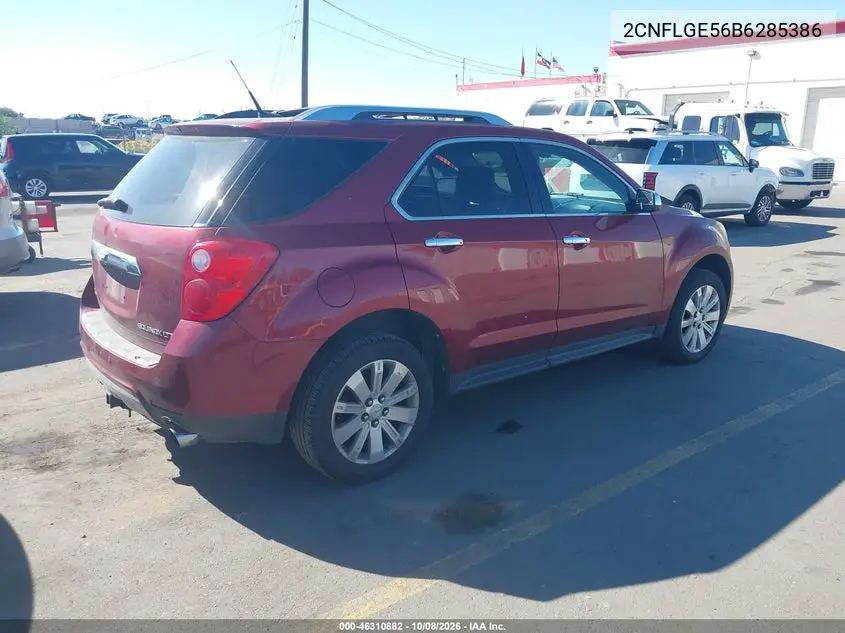 2011 CHEVROLET EQUINOX VIN 2CNFLGE56B6285386 — фото 4