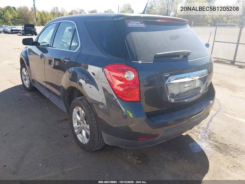 2011 CHEVROLET EQUINOX VIN 2GNALBEC5B1205208 — фото 3