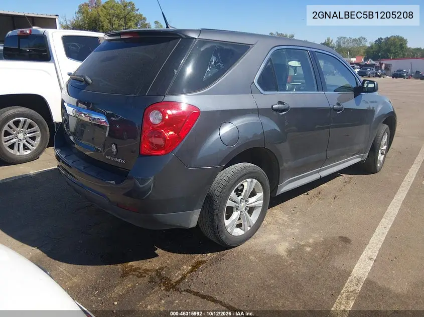 2011 CHEVROLET EQUINOX VIN 2GNALBEC5B1205208 — фото 4