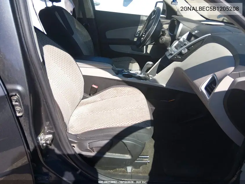 2011 CHEVROLET EQUINOX VIN 2GNALBEC5B1205208 — фото 5