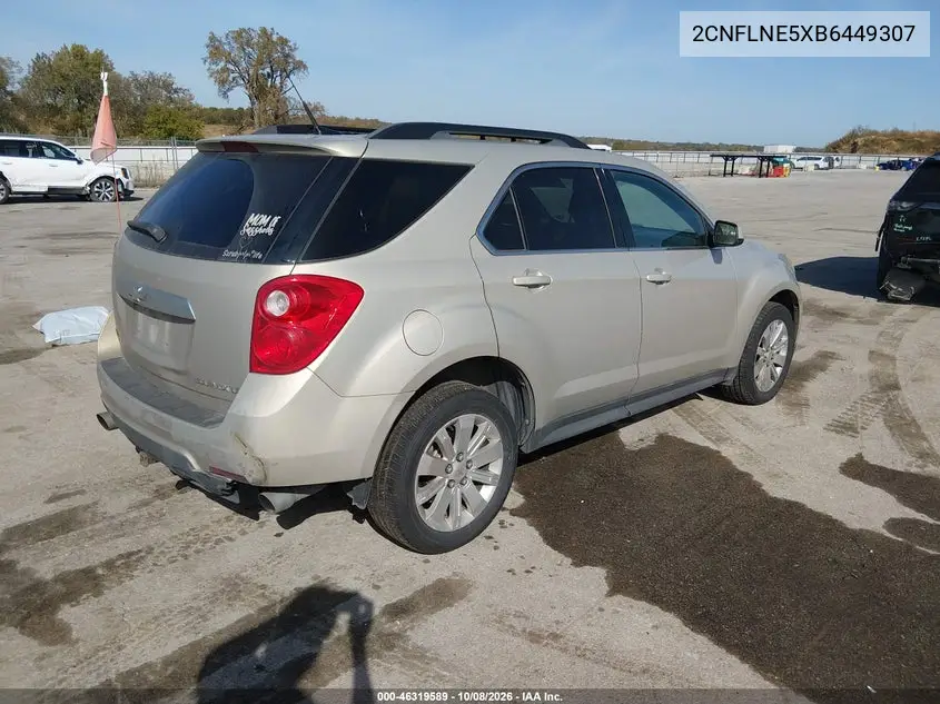 2011 CHEVROLET EQUINOX VIN 2CNFLNE5XB6449307 — фото 4
