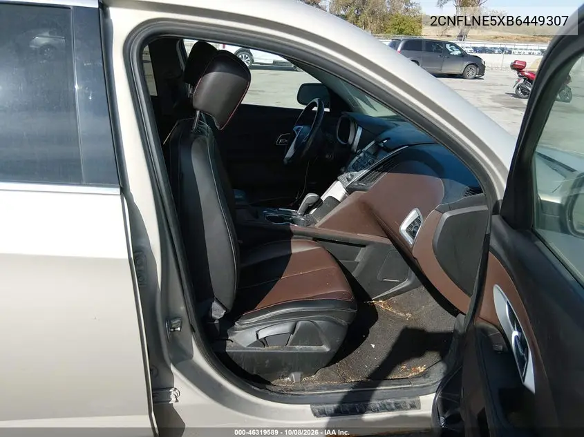 2011 CHEVROLET EQUINOX VIN 2CNFLNE5XB6449307 — фото 5