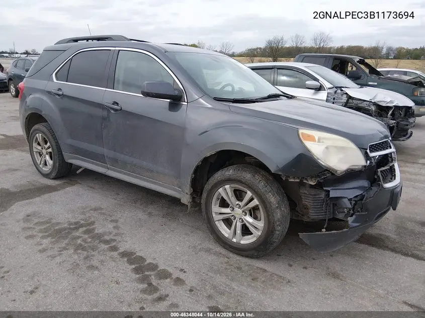 CHEVROLET EQUINOX 2011, VIN 2GNALPEC3B1173694