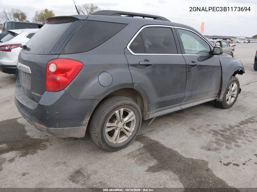 2011 CHEVROLET EQUINOX VIN 2GNALPEC3B1173694 — фото 4