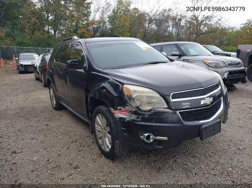 CHEVROLET EQUINOX 2011, VIN 2CNFLPE59B6343779